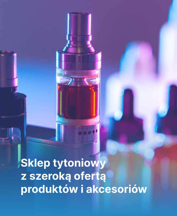 Sklep tytoniowy z szeroką ofertą produktów i akcesoriów